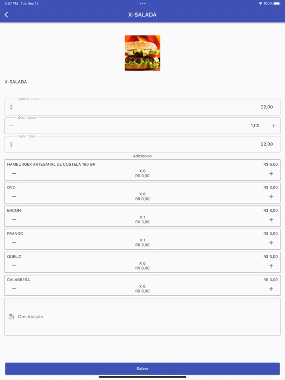 Pro Comanda iPad 應用截圖