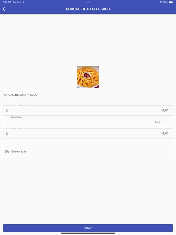 Pro Comanda iPad 應用截圖