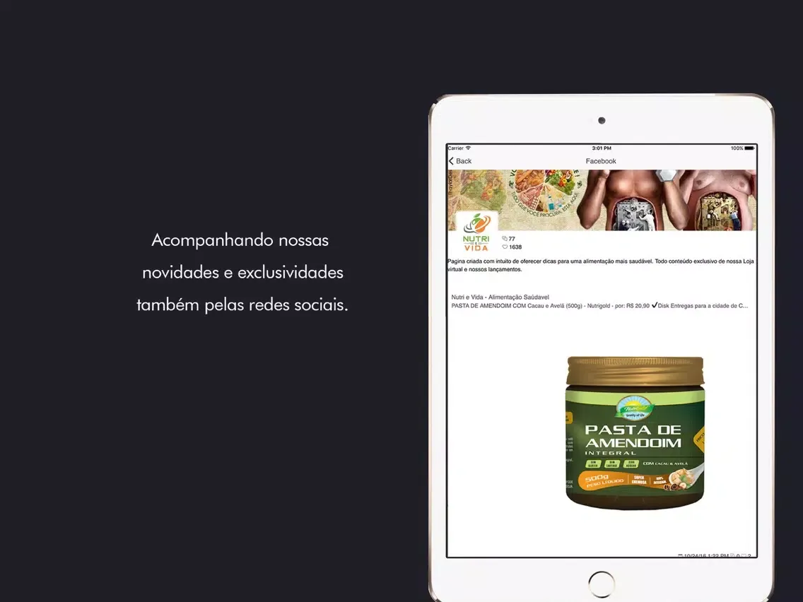 Nutri e Vida iPad  سکرین شاٹس