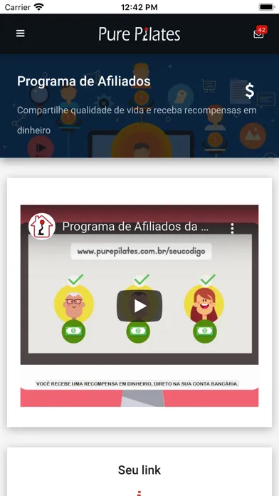 Capturas de tela do Pure Pilates