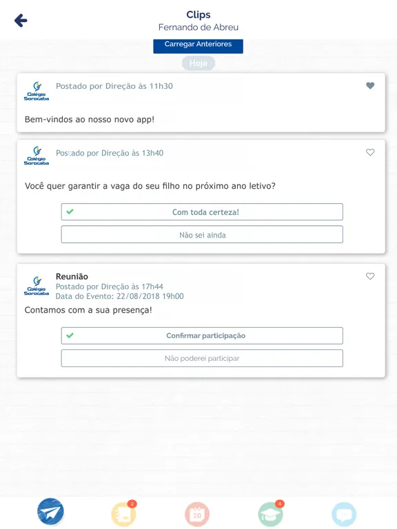 Colégio Sorocaba iPad  Screenshots