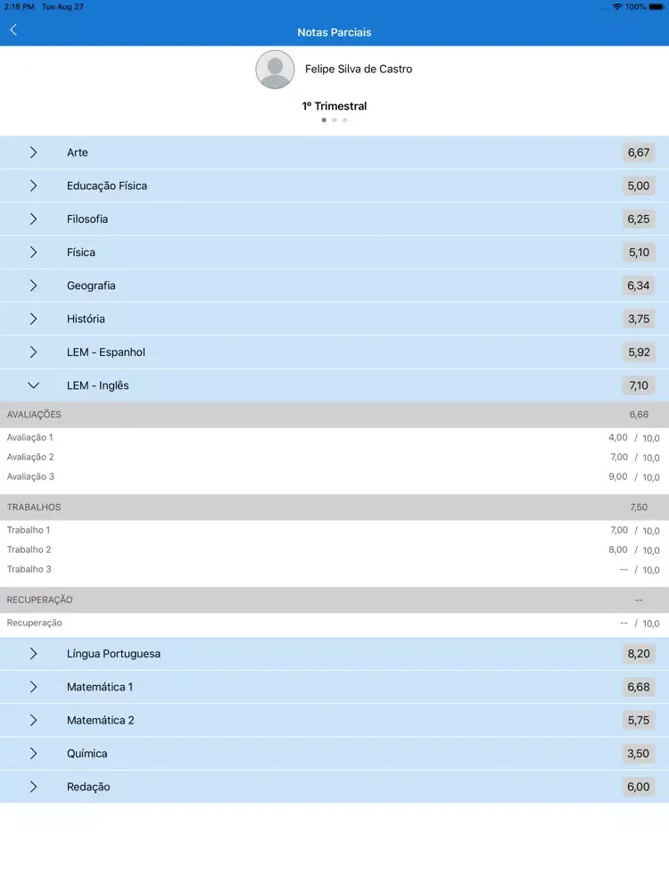 Colegio Dom Bosco Mobile iPad  Screenshots