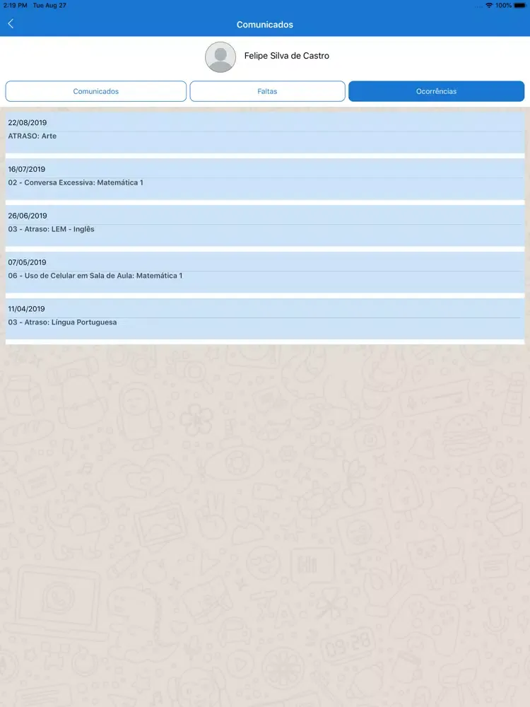 Colegio Dom Bosco Mobile iPad  Screenshots