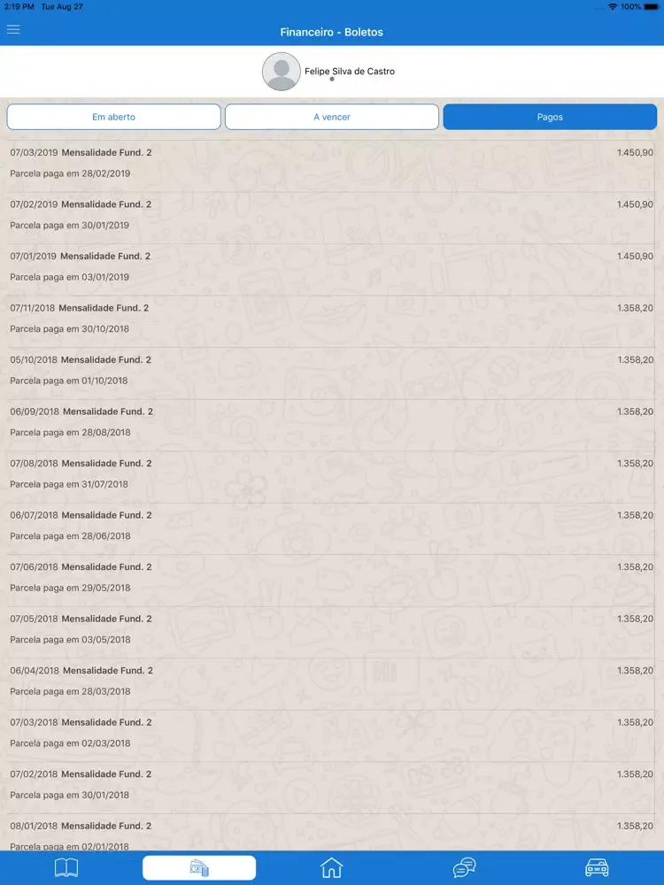 Colegio Dom Bosco Mobile iPad  Screenshots