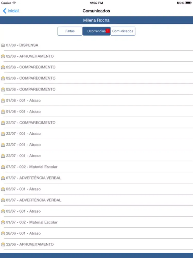 Tangkapan skrin Estilo de Aprender iPad 