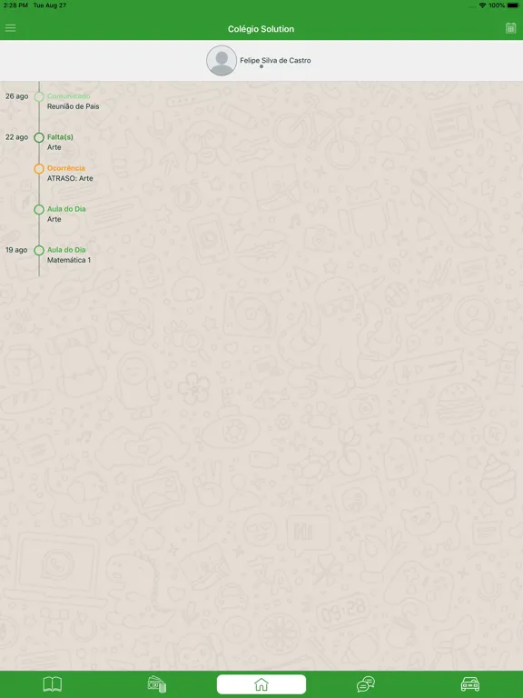 ภาพหน้าจอของ Escola Internacional Mobile iPad 