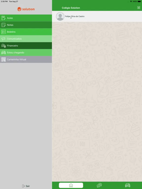 ภาพหน้าจอของ Escola Internacional Mobile iPad 