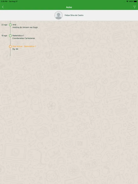 ภาพหน้าจอของ Escola Internacional Mobile iPad 