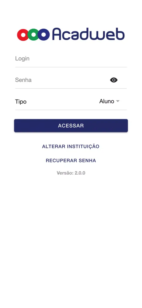 Tangkapan layar Acadweb