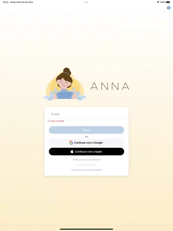 Zrzuty ekranu AnnA iPad 