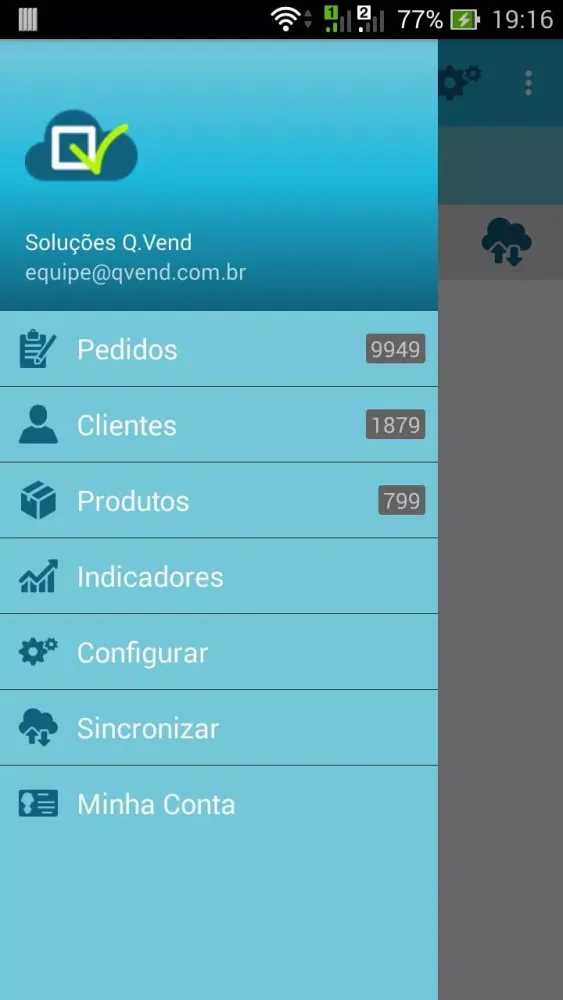 QVend - Gestão de Pedidos スクリーンショット
