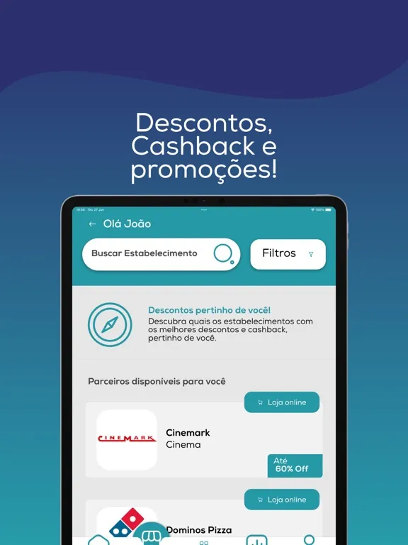 Capturas de pantalla de Cartão Delta iPad 