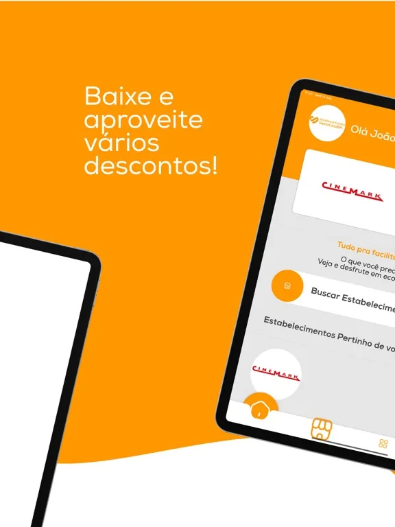 Capturas de tela do Clube Assistência Familiar iPad 