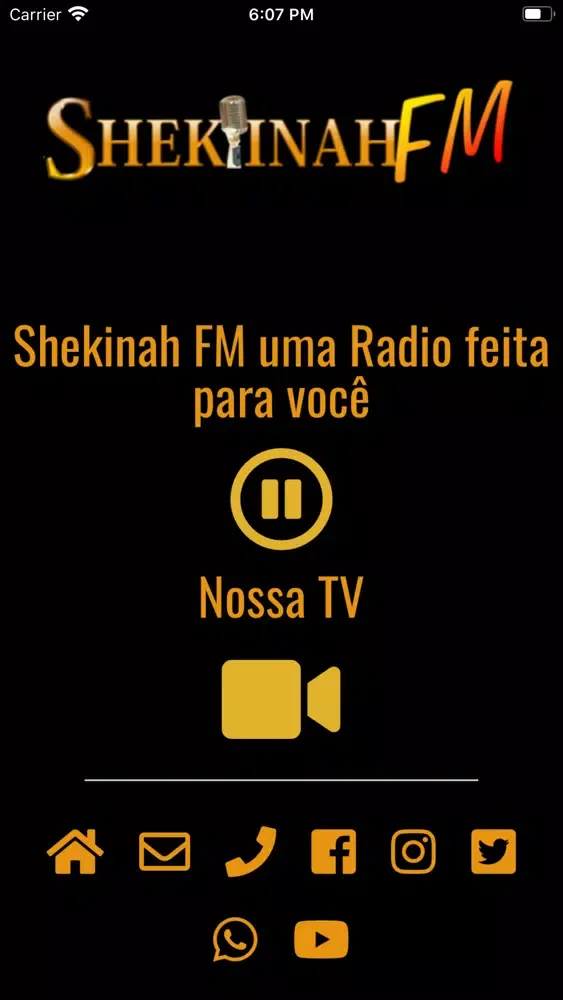 Web Radio Shekinah FM应用截图
