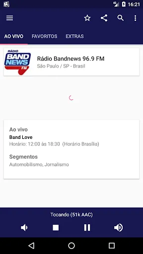 Tangkapan layar RadiosNet