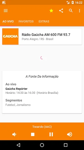 Tangkapan layar RadiosNet