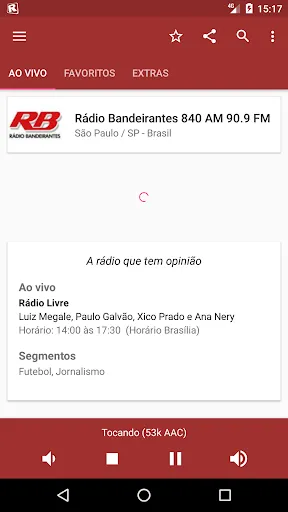 Tangkapan layar RadiosNet