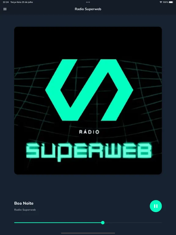 Captures d'écran de Rádio Super Web iPad 