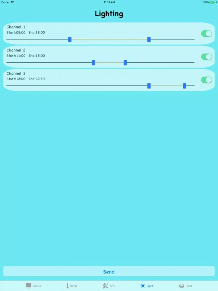 Aquarium Manager iPad 應用截圖