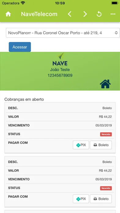 Nave Telecom Screenshots