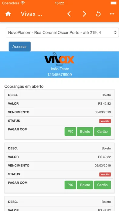 Vivax Telecom Screenshots
