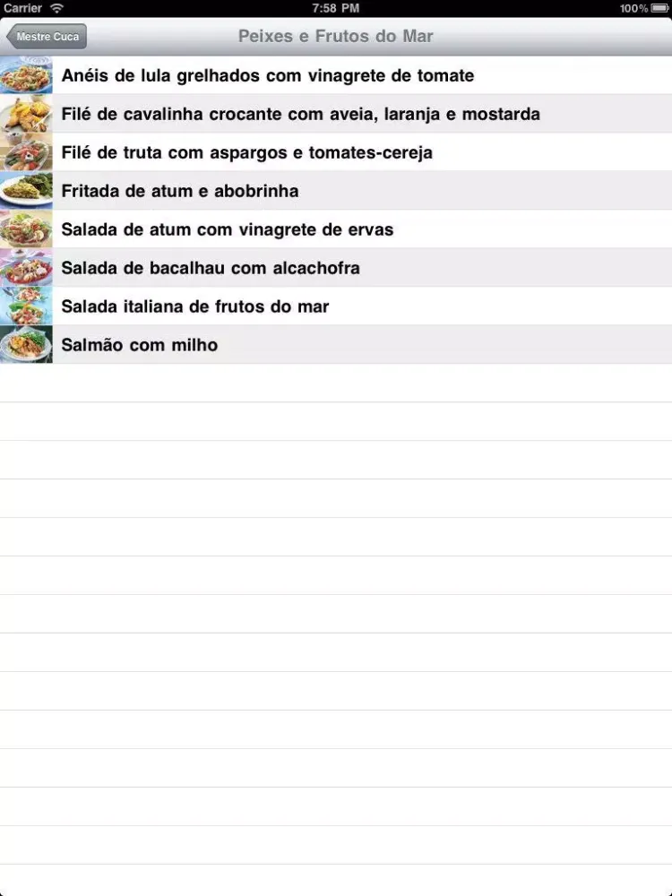 Mestre-Cuca iPad  سکرین شاٹس