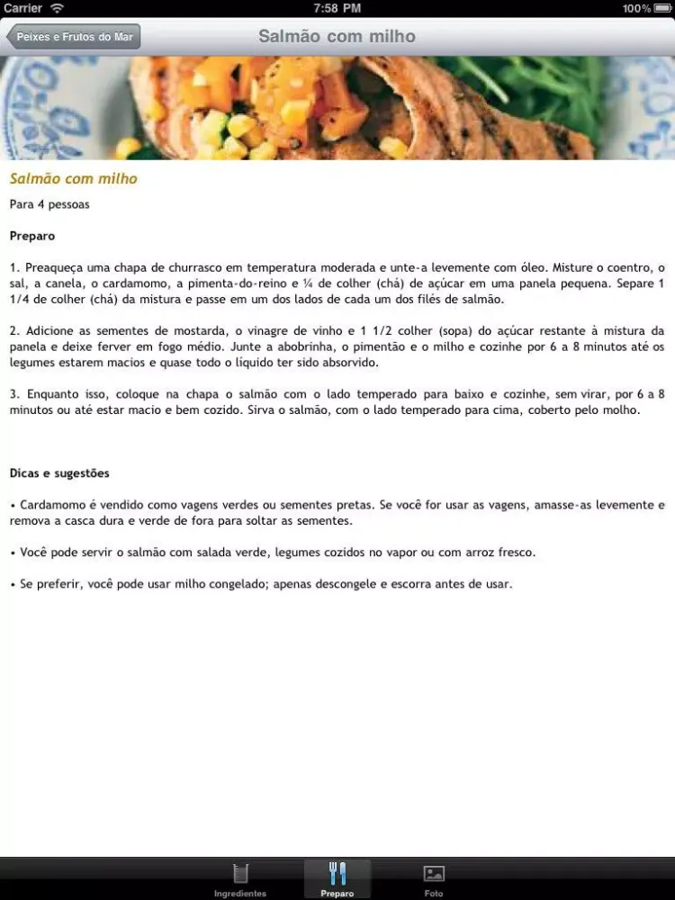Mestre-Cuca iPad  سکرین شاٹس