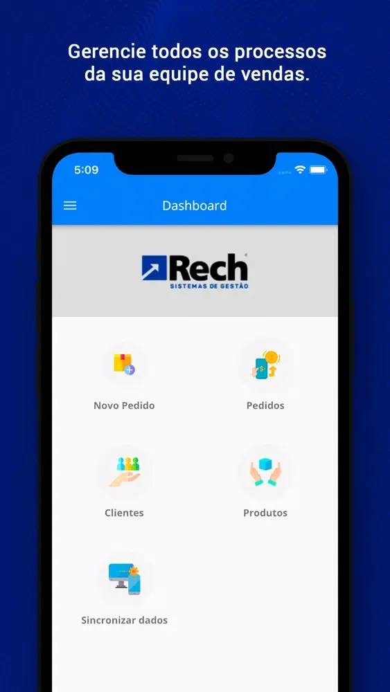 Ảnh chụp màn hình của SIGER Mobile Vendas