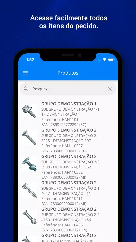Ảnh chụp màn hình của SIGER Mobile Vendas