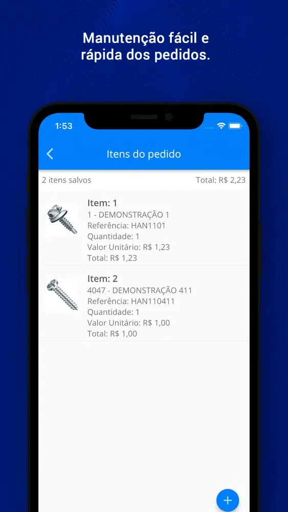 Ảnh chụp màn hình của SIGER Mobile Vendas