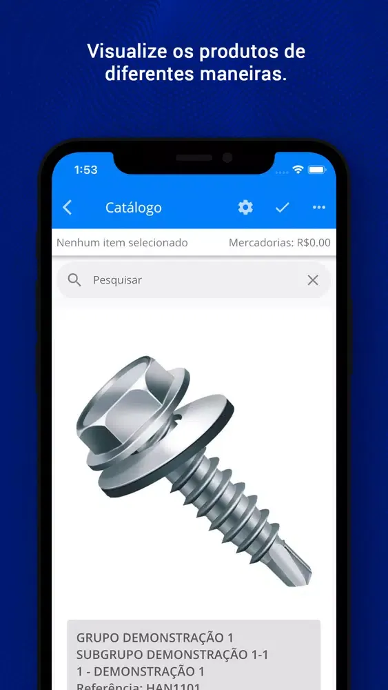 Ảnh chụp màn hình của SIGER Mobile Vendas