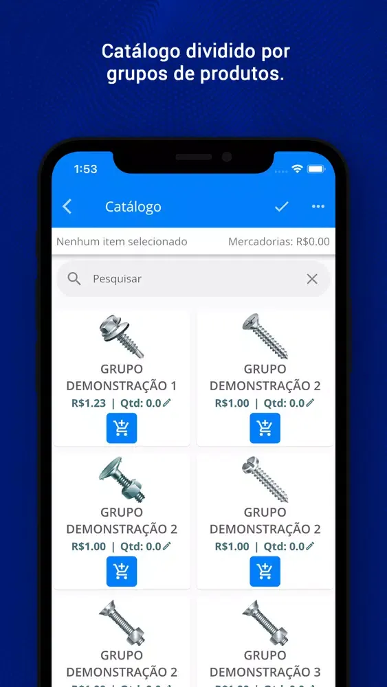 Ảnh chụp màn hình của SIGER Mobile Vendas