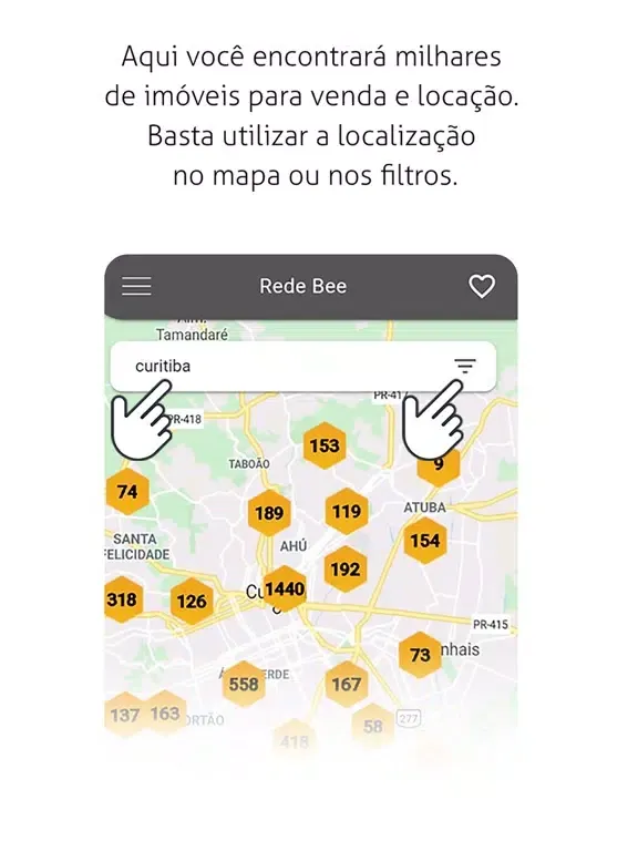 Rede Bee rede imobiliária iPad  Screenshots
