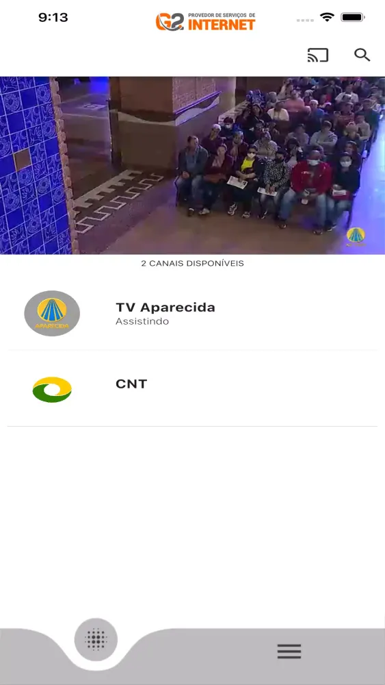 Capturas de tela do G2 Play