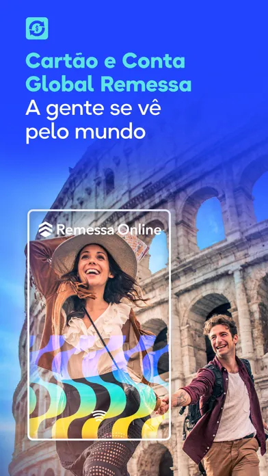Tangkapan skrin Remessa Online: Conta Global
