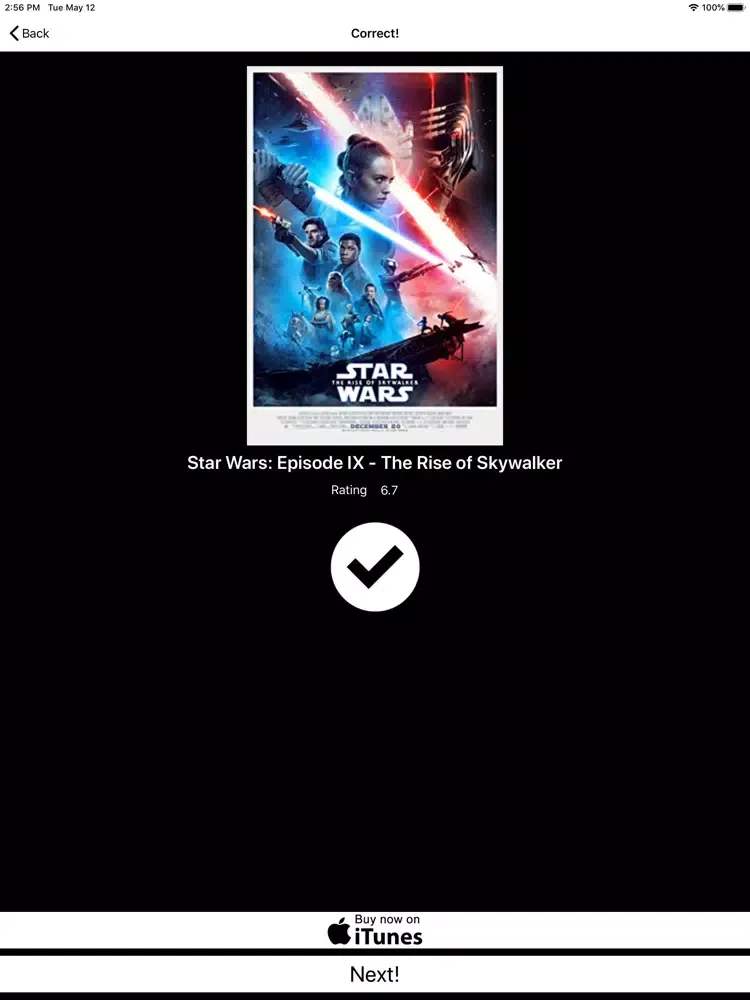 Capturas de pantalla de MovieQuiz - Synopsis Trivia iPad 