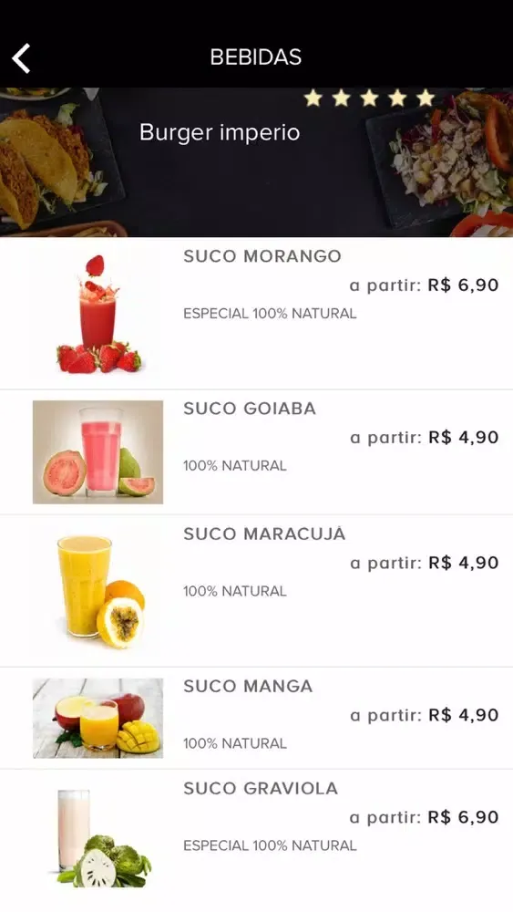 Zrzuty ekranu Burger Imperio