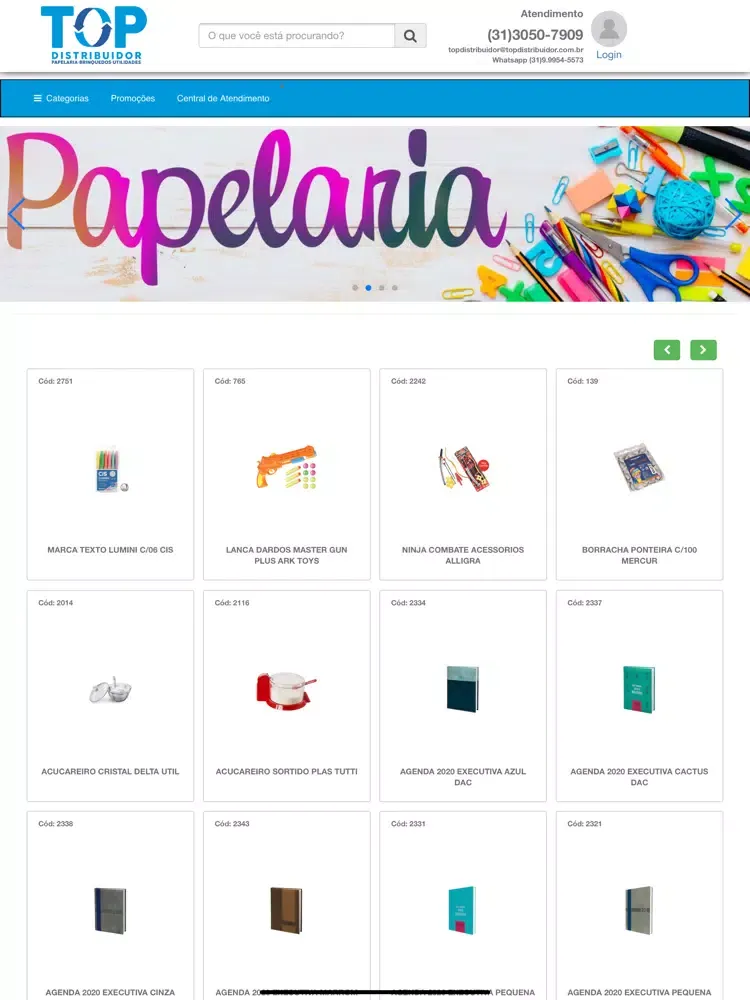 Loja Virtual Top Distribuidor iPad Screenshots