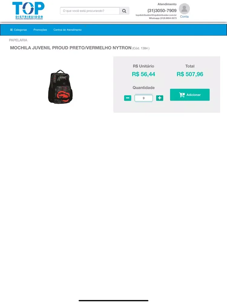 Loja Virtual Top Distribuidor iPad Screenshots