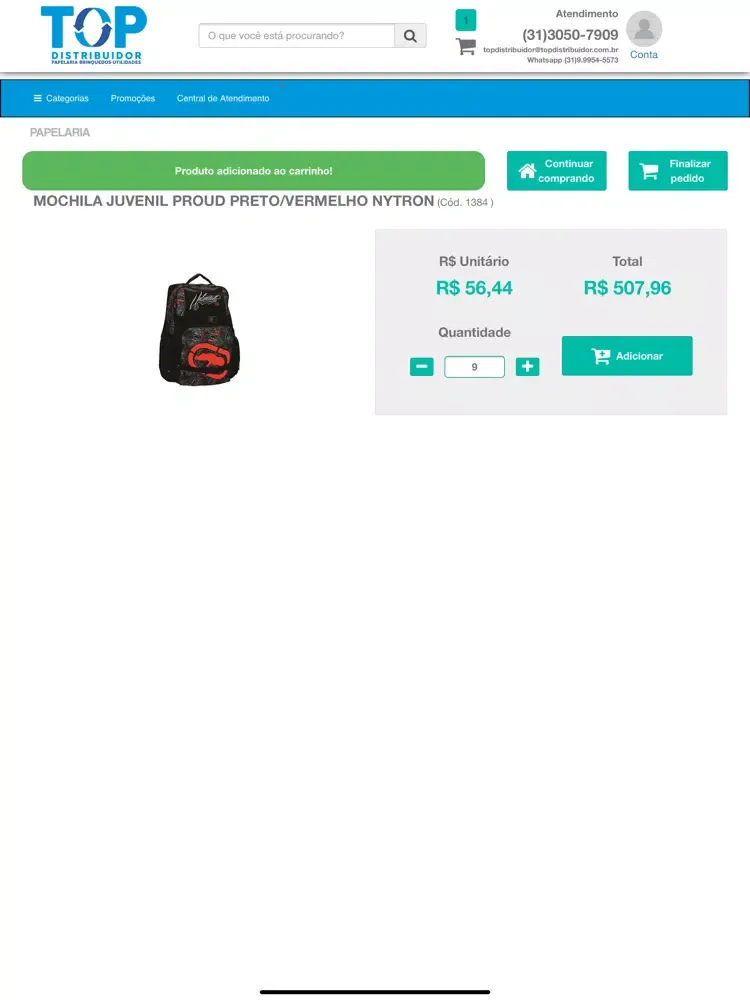 Loja Virtual Top Distribuidor iPad Screenshots