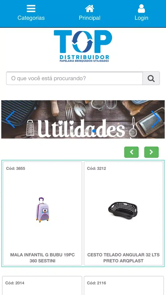 Loja Virtual Top Distribuidor Screenshots