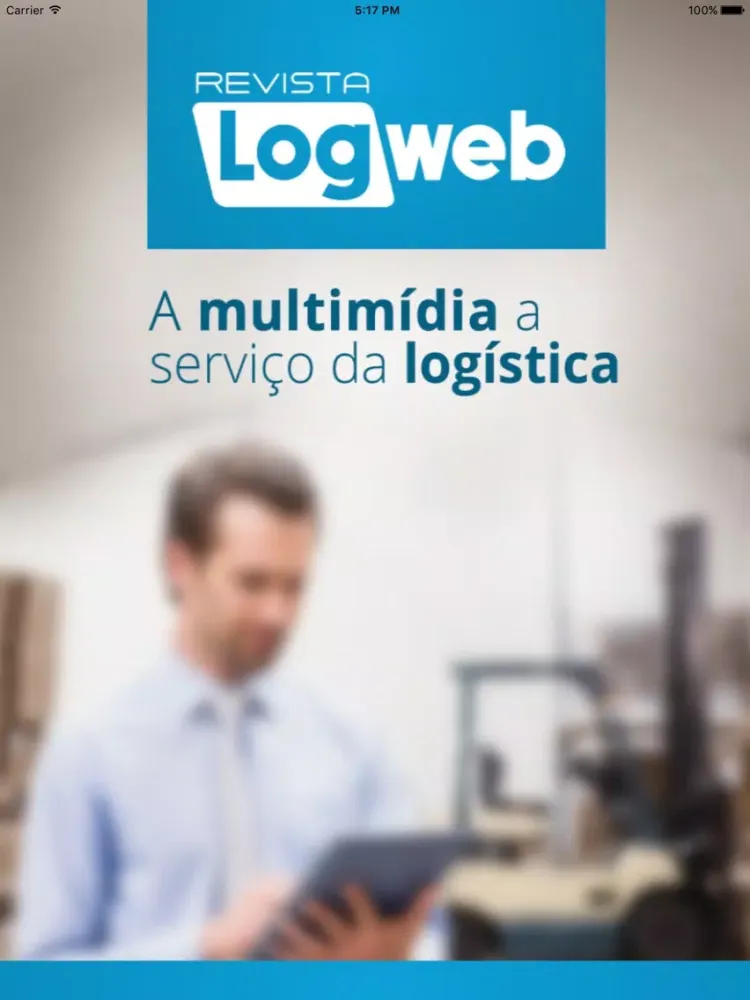 Tangkapan skrin Revista Logweb iPad 