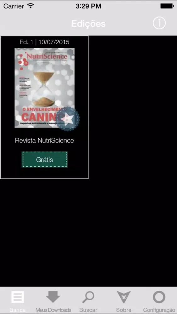 Tangkapan layar Revista NutriScience