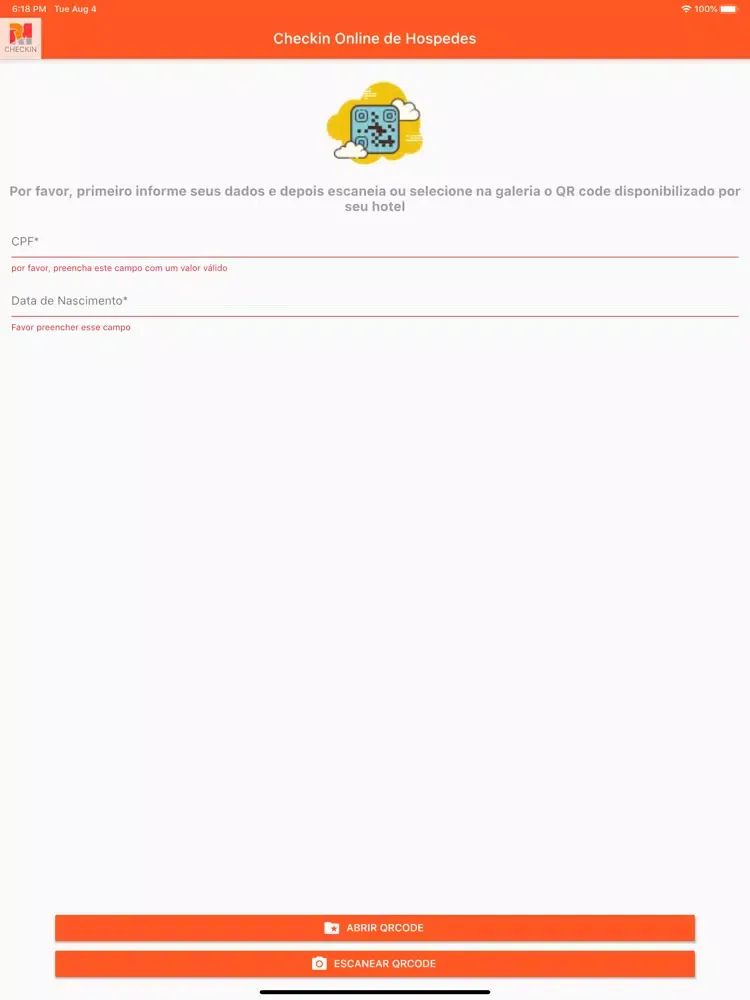 (RM) Checkin Online iPad  স্ক্রিনশট