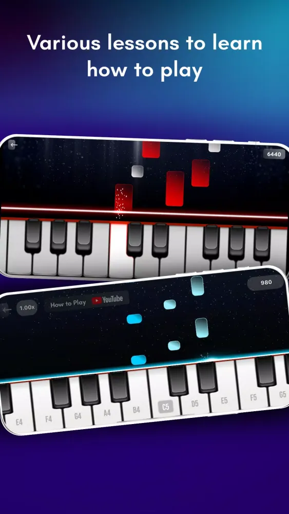 Ảnh chụp màn hình của Real Piano