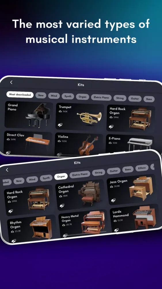 Ảnh chụp màn hình của Real Piano