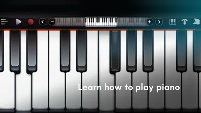 Real Piano electronic keyboard 스크린샷