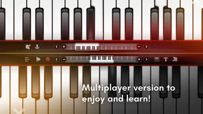 Real Piano electronic keyboard 스크린샷