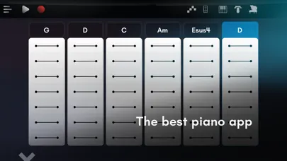 Real Piano electronic keyboard 스크린샷