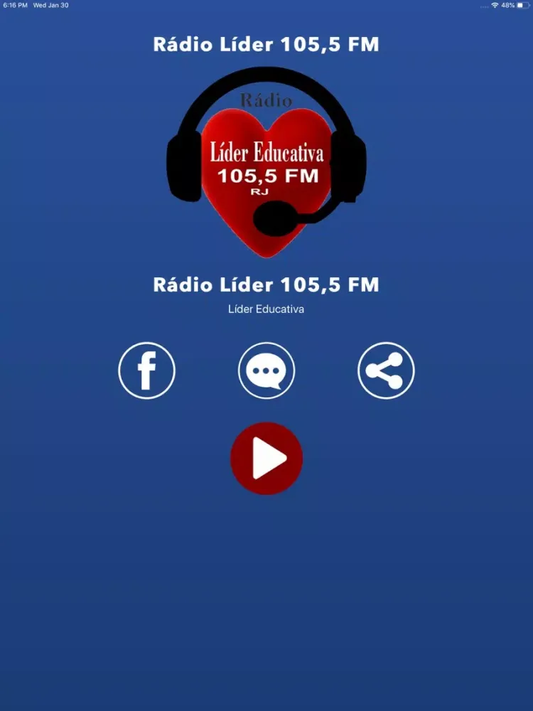 Capturas de pantalla de Rádio Líder FM 105,5 iPad 